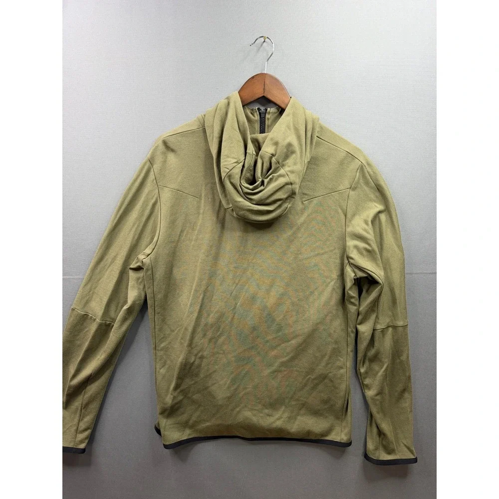 Nike Tech Fleece Tracksuit Mens Olive Green Full Zip Hoodie Joggers Set‎ M